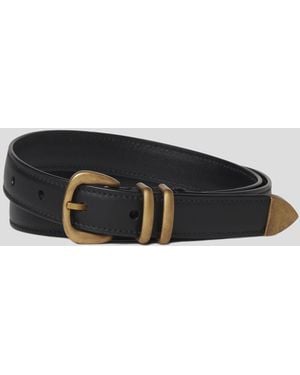 A.L.C. Ethan Leather Belt - Black