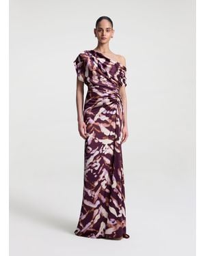A.L.C. A. L.C. Poppy One-Shoulder Gown - Red