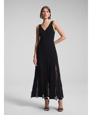 A.L.C. Emmie Lace Midi Dress - Black