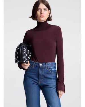 A.L.C. Elyse Combo Top - Blue