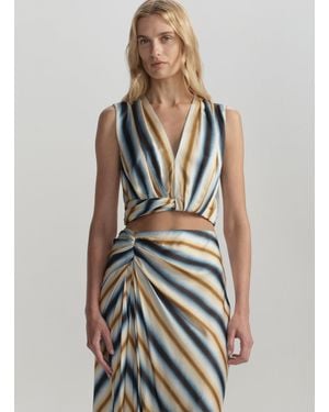 A.L.C. Brooklyn Striped Top - White