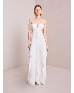 A.L.C. Moira Pleated Maxi Dress - Pink