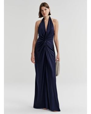 A.L.C. Mabel Satin Gown - Blue