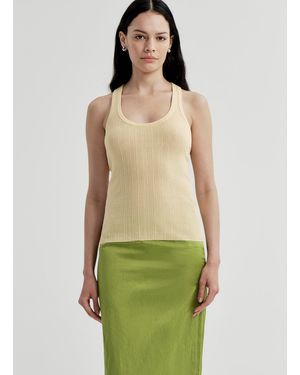 A.L.C. Iris Fine Cotton Tank - Green
