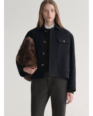 A.L.C. Ty Cotton Boucle Jacket - Black