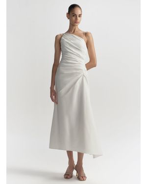 A.L.C. Juno Cotton Midi Dress - White
