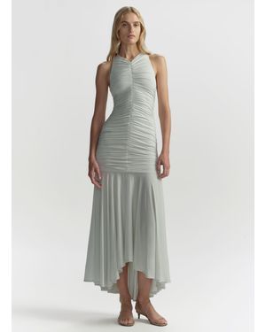 A.L.C. Ayla Ruched Knit Midi Dress - Multicolor