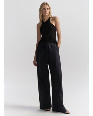 A.L.C. James Cotton Drawstring Pant - Black