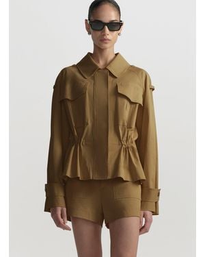 A.L.C. Maeve Cotton Utility Jacket - Brown