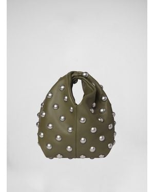 A.L.C. Simone Studded Leather Bag - Blue