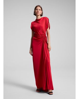 A.L.C. Nadia Satin Gown - Red