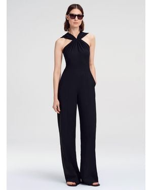 A.L.C. Elouise Stretch Linen Jumpsuit - Blue