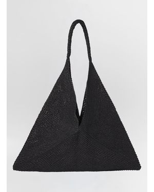 A.L.C. Sid Raffia Bag - Black