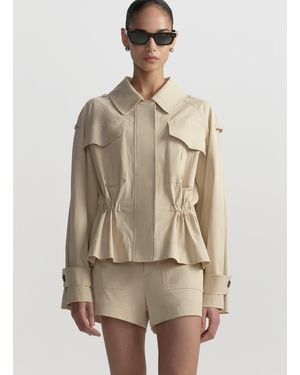 A.L.C. Maeve Cotton Utility Jacket - Natural