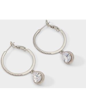 ALDO Hoopsies – Clear Multi - White