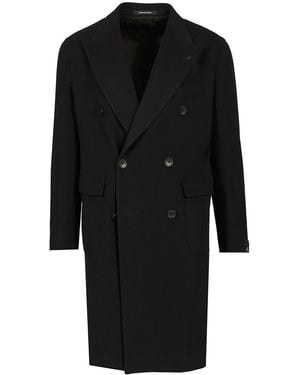 Tagliatore "london" Double-breasted Coat - Black