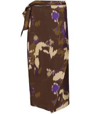 Max Mara Pencil Midi Skirt - Brown