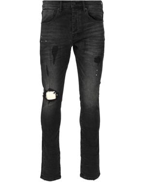 Purple Jeans Medium Waist - Black