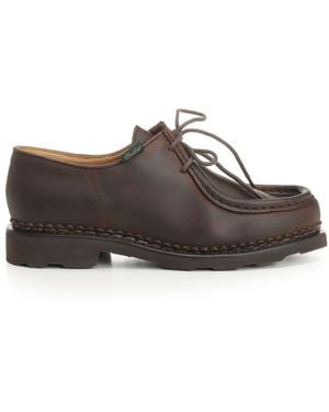 Paraboot "michael" Shoe In Nubuck - Brown