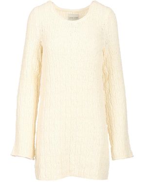 Loulou de Saison Cotton Mini Dress - Natural