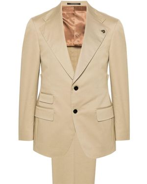 Gabriele Pasini Beige Cotton Suit - Natural