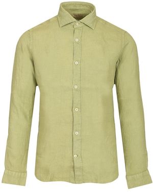 Al Duca d'Aosta Linen Shirt - Green