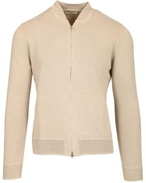 Al Duca d'Aosta Cotton Cardigan - Natural