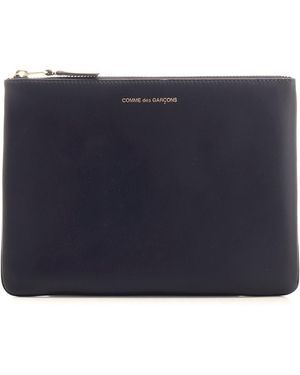 Comme des Garçons Zipped Pouch Small Leather Goods - Blue