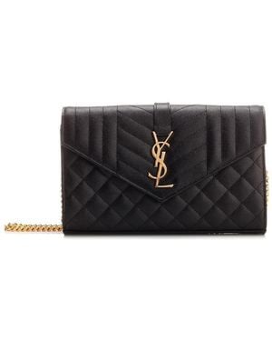 Saint Laurent Monogram Small Leather Goods - Black