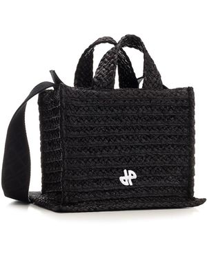 トートバッグ PATOU small JP monogram trapeze-design tote bag PATOU small JP monogram trapeze-design tote bag | REVERSIBLE