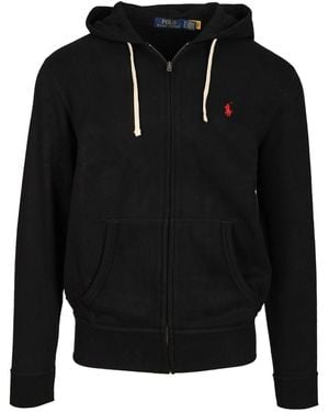 Polo Ralph Lauren Cotton Blend Hoodie - Black