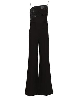 Roland Mouret Jumpsuit With Spaghetti Strap - Black