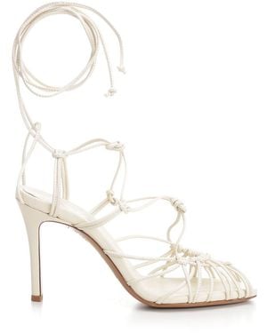 Forte Forte Leather Sandals - White