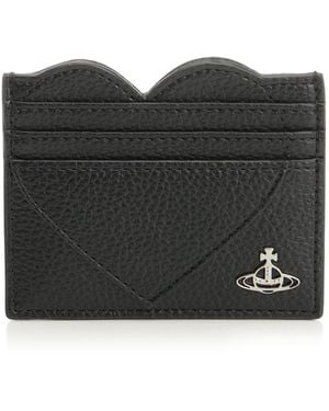 Vivienne Westwood Heart Card Holder - Black