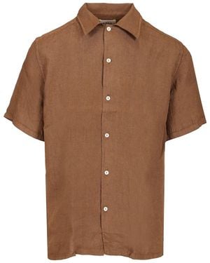 B-D BAGGIES "aloha" Shirt - Brown