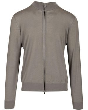 Al Duca d'Aosta Fullzip Cardigan - Grey