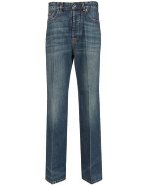 Miu Miu High-waisted Denim Jeans - Blue