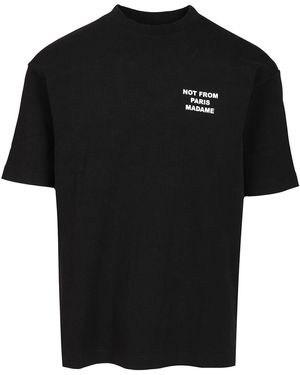 Drole de Monsieur "slogan" T-shirt - Black