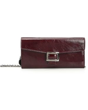 Roger Vivier "belle Vivier" Wallet - Purple