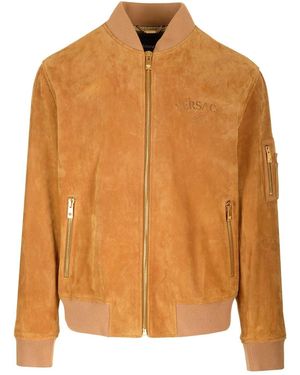 Versace Bomber Jacket Jackets - Orange