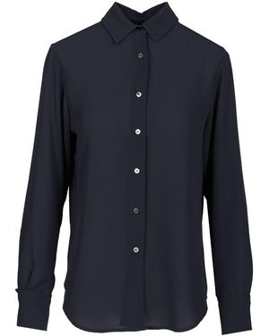Al Duca d'Aosta Crepe Shirt - Blue