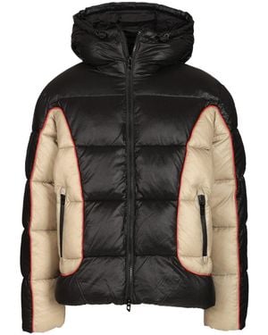 DIESEL "w-ostend" Hooded Down Jacket - Black