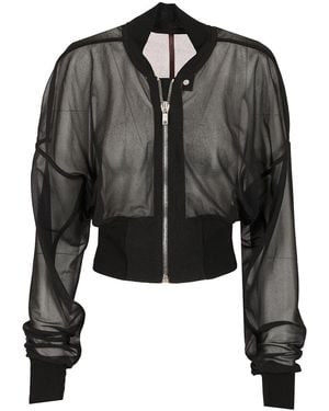 Rick Owens Flight Jacket Jackets - Black
