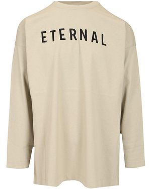 Fear Of God "eternal" Long Sleeve T-shirt - Natural