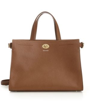 Burberry Small "cotswolds" Tote Bag - Brown