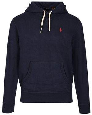 Polo Ralph Lauren Cotton Blend Hoodie - Blue