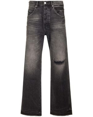 Purple "p018 9 To 5" Jeans - Grey