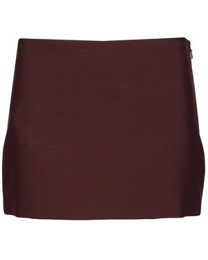 KHAITE "jett" Skirt - Purple