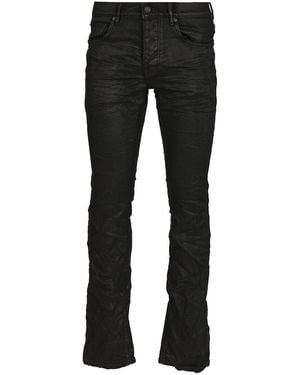 Purple 'p004' Bootcut Jeans - Black