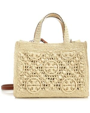 Tory Burch "t Monogram" Tote Bag - Metallic